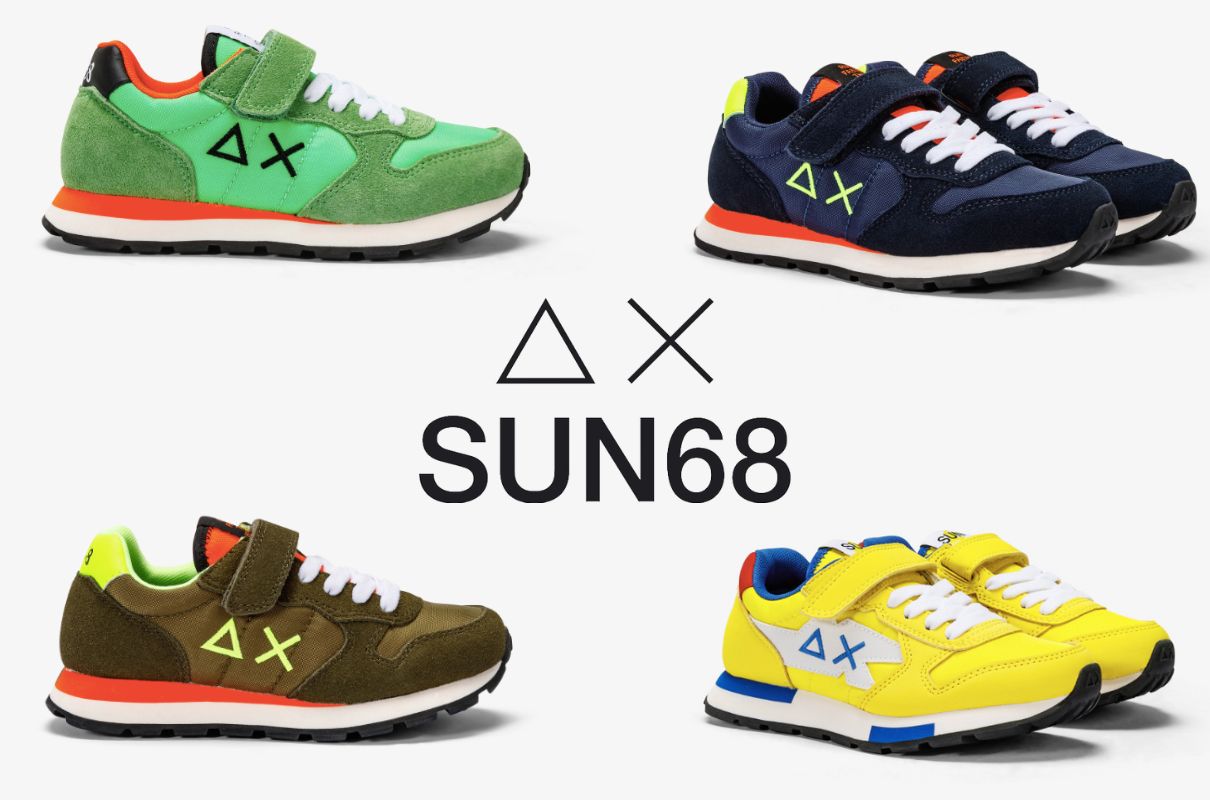 SUN68 Bambino Scrpe Nuova Collezione Primavera Estate Sneakers - Punto Scarpe Ravasio