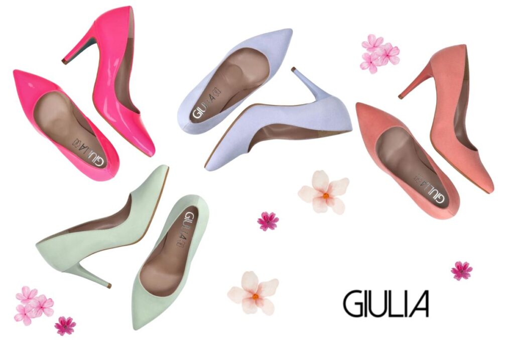 Giulia Shoes Scarpe Tacco 8 Cm Nuova Collezione Primavera Estate 2024 - Punto Scarpe Ravasio