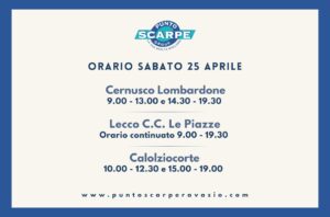 Punto Scarpe - Orari - Punto Scarpe Ravasio